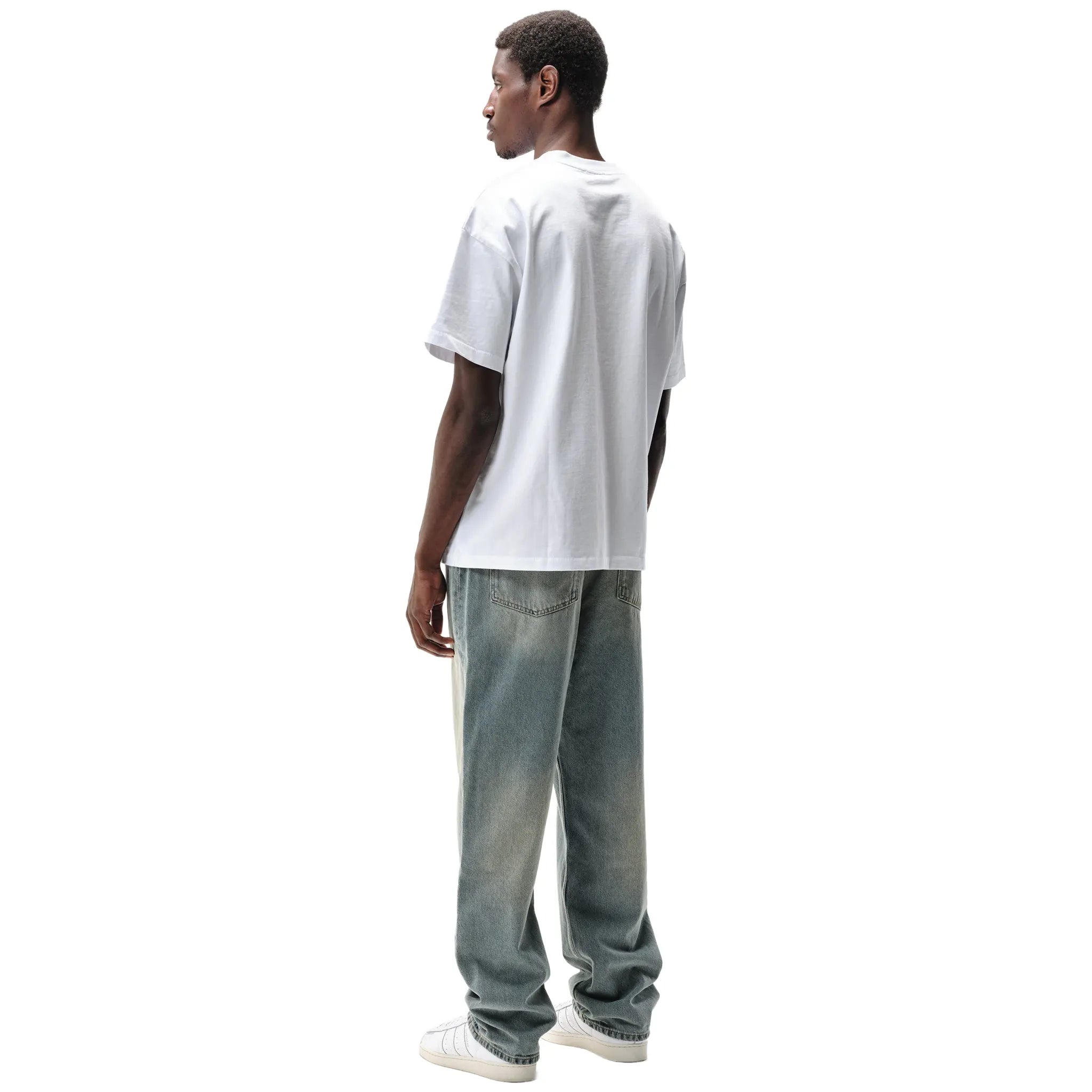 Back Side View of Summit Straight Leg Jeans Blue 70792016